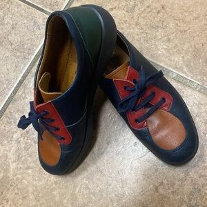 Multicolor Leather Shoes
